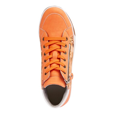 wonderwalk  Enkelhoge sneaker "Florine" oranje 4