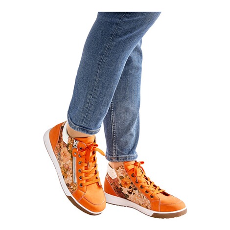 wonderwalk  Enkelhoge sneaker "Florine" oranje 7