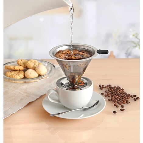 genialo  Rvs herbruikbare koffiefilter 2