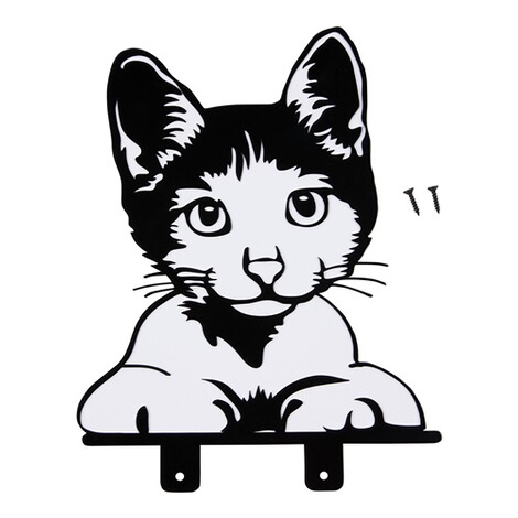 viva domo  Déco de clôture « Chaton » 2