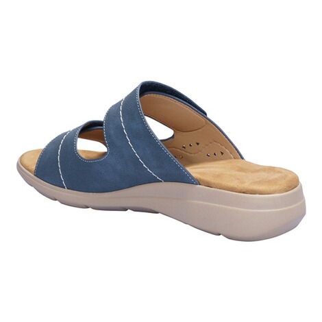 wonderwalk  Massage-instappers "Edelweiss" blauw 2