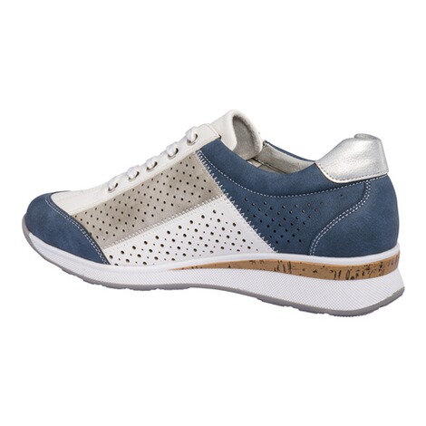 wonderwalk  Comfortsneakers "Marion" blauw/grijs 2