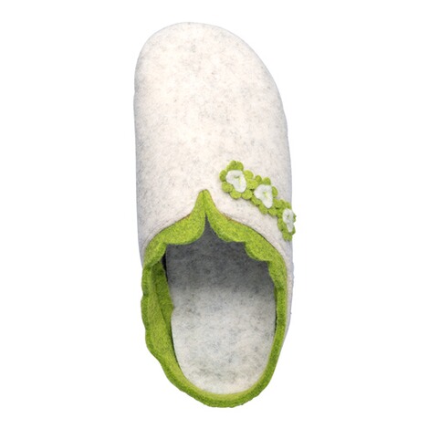 wonderwalk Home  Vilten pantoffel "Feli" blank 4