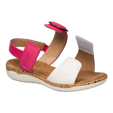 wonderwalk  Klittenbandsandalen "Cordula" fuchsia 2