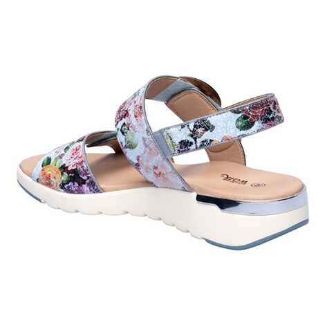wonderwalk  Designer-klittenbandsandaal "Bloemen" 3