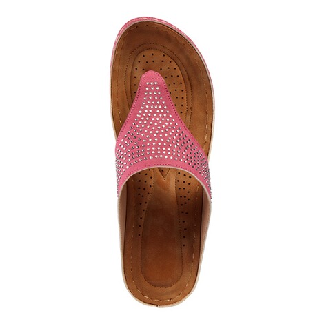 wonderwalk  ﻿Teenslipper “Glamour” fuchsia 4