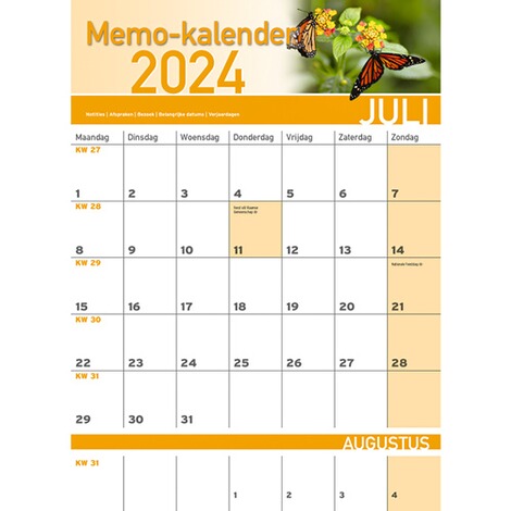 ﻿Memokalender 2024 ﻿“Natuur” 7