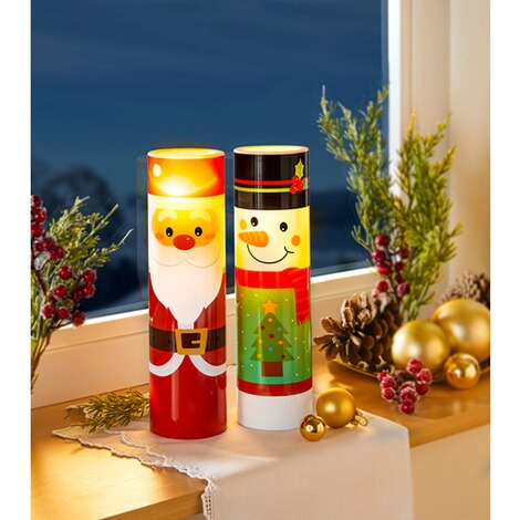 viva domo  Led-kaars Kerstman 3