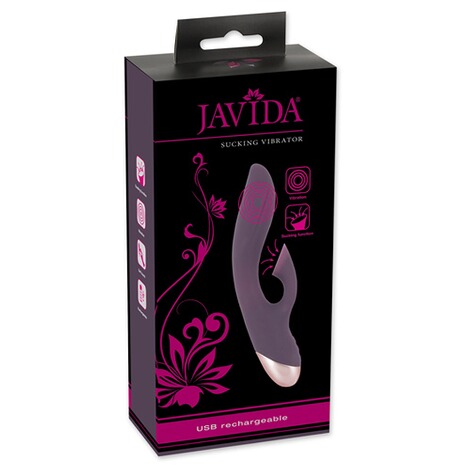 Javida  vibrator met zuigfunctie 8