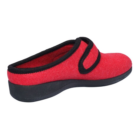 AEROSOFT  Aerosoft® pantoffel met klittensluiting rood 2