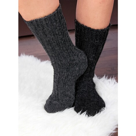 Socken mit Alpaka-Wolle, 2 Paar 3