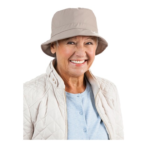 Regenhut taupe 2