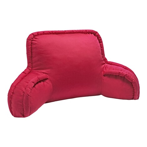 Coussin dossier rouge 1