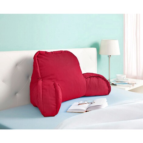 Coussin dossier rouge 3