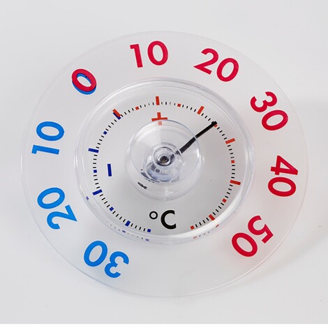 Thermomètre Numérique Fenêtre TFA - Température Extérieure - Affichage Max/Min - Anthracite