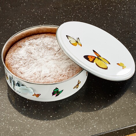 Kuchenform mit Deckel "Schmetterling" von "Die Moderne Hausfrau"