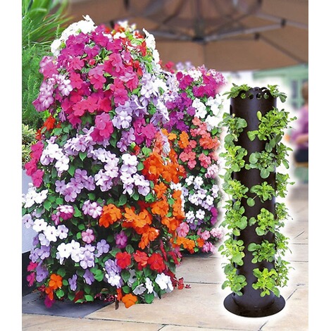Flower Tower®, Blumenturm, Pflanzenturm, Blumensäule 85 cm hoch online