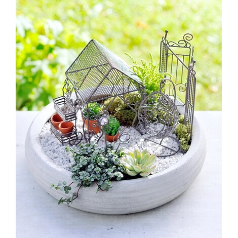 Mini-Garten Pavillon braun,1 Stück online kaufen | Die ...