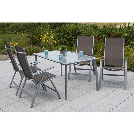 MERXX Gartenmöbel-Set 5-tgl. Ravenna, Klappsessel und ...
