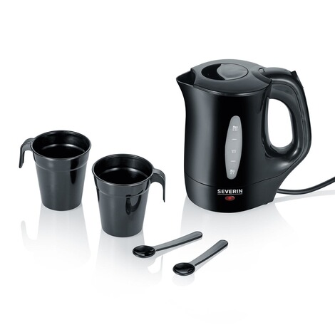 Severin Reise Wasserkocher Wk 3640 Ca 650 W Ca 0 5 Liter Umschaltbar 115 230 V Inkl 2 Kunststofftassen Online Kaufen Die Moderne Hausfrau