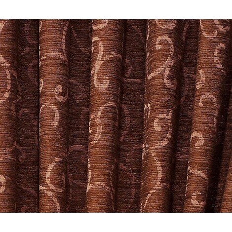 Thermo Chenille Vorhang Bianca Mit Ranken Muster 250 G Qm Online