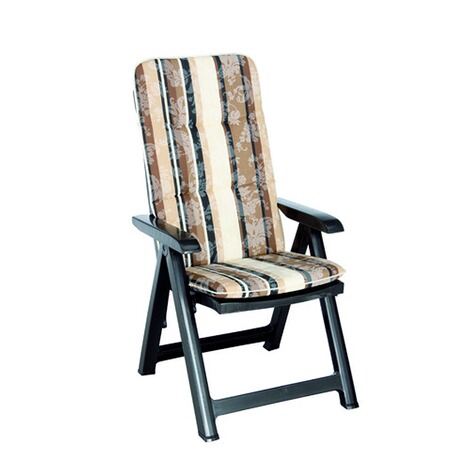 BEST Klappsessel braun aus Kunststoff inkl. Auflage online ...