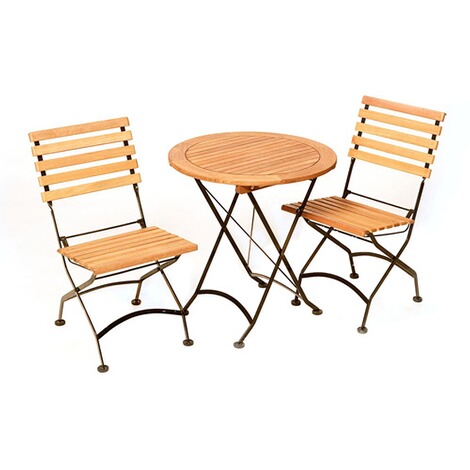 MERXX Gartenmöbel-Set Triest 3-tlg. aus Eukalyptusholz ...