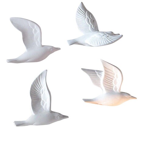 Wand-Deko-Set, 5-tlg. Weiß online kaufen | Die moderne ...