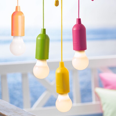 LED Ziehleuchten Set, 4 tlg. Party Bunt online kaufen | Die Bunte LED Lampen online kaufen | OTTO