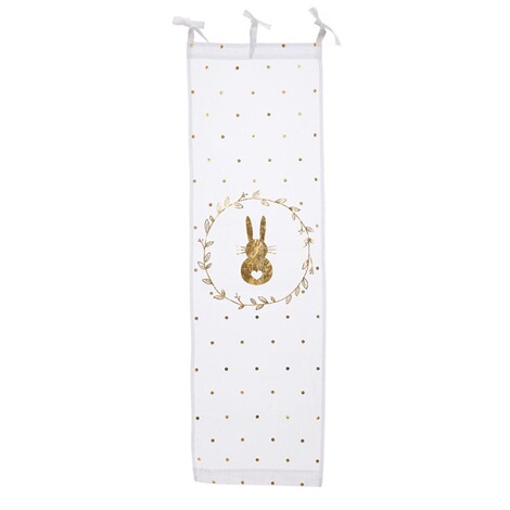 Organdy Vorhang Hase Weiss Goldfarben Online Kaufen Die Moderne