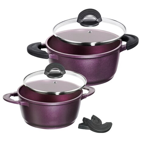 impera impera aluguss kochtopf set 4 tlg 20 24 cm aubergine impera aluguss kochtopf set 4 tlg 20 24 cm aubergine purple bestellnummer 4059 169 v86