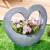 Cache-pot « cœur de pierre », pot de fleurs, jardinière, pot de fleur, décoration 2