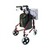 3 Rad Rollator Tri Walker für innen & außen, faltbar, leicht 5