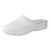 Mules en cuir homme blanc 1