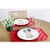 vivaDOMO®  Jacquard placemats "Speciaal" rood 3