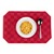 viva domo  Sets de table « Spécial » rouge 4