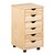   Rollcontainer  holzfarben