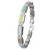 HYDAS  Magnet Armband Pastell  Silber