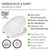 WENKO  Premium WC-Sitz Muschel, aus antibakteriellem Duroplast mit Absenkautomatik 2