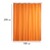 WENKO  Anti-Schimmel Duschvorhang Uni Orange, Textil (Polyester), 180 x 200 cm, waschbar 5