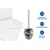 Maximex  TurboFIX Edelstahl WC-Garnitur, rostfrei, Befestigen ohne bohren 3