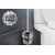 Maximex  TurboFIX Edelstahl WC-Garnitur, rostfrei, Befestigen ohne bohren 7
