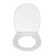 WENKOPremium WC-Sitz Hochglanz Acryl White, aus antibakteriellem Duroplast, Absenkautomatik, Fix-Clip Hygiene Befestigung 2