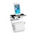 WENKO  Toilettenpapierhalter mit Smartphone Ablage und 2 Turbo-Loc® Haken 3-teiliges Set 3