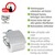 WENKO  Turbo-Loc® Edelstahl Toilettenpapierhalter Cover, rostfrei, Befestigen ohne bohren 3