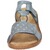 RIEKER  Damen Pantoletten blau 5