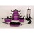   Aluguss-Topf Set 17-tlg.  lila