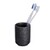 WENKO  Bad-Accessoires Set Goa Neo Anthrazit 2-teilig, Zahnputzbecher, Seifenspender 3