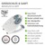 WENKO  Premium WC-Sitz Astera, aus antibakteriellem Duroplast, mit Absenkautomatik 2