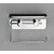 WENKO  Toilettenpapierhalter mit Smartphone-Ablage Edelstahl, rostfrei 8